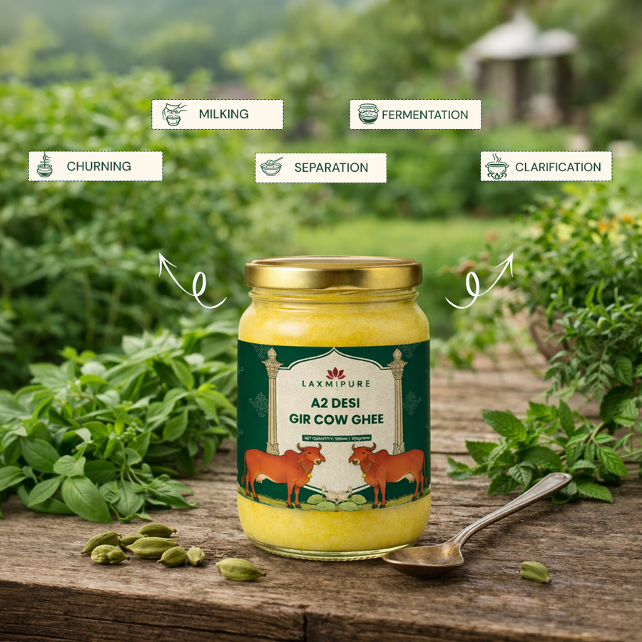 Laxmipure A2 Desi Cow Ghee – 500 ml